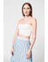 Missguided Top tricotat cu aspect crop - Pled.ro