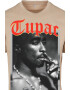 Mister tee Tricou unisex cu imprimeu cu 2Pac - Pled.ro