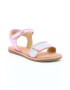 Mod8 kids Sandale de piele cu aspect metalizat Roz - Pled.ro