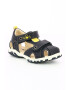 Mod8 kids Sandale fisherman de piele ecologica baieti cu velcro Bleumarin/Galben - Pled.ro