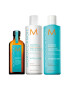 Moroccanoil Pachet Promo Sampon 250 ml + Balsam 250 + Ulei Tratament pentru toate tipurile de par 100 ml - Pled.ro