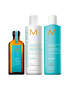 Moroccanoil Pachet Promo Sampon 250 ml + Balsam 250 + Ulei Tratament pentru toate tipurile de par 100 ml - Pled.ro