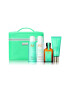 Moroccanoil Set de calatorie Repair: Sampon 70 ml + Balsam 70 ml + Ulei tratament 25 ml + Crema de maini 40 ml - Pled.ro