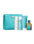 Moroccanoil Set pentru calatorie Hydration: Ulei tratament par 25ml + Sampon si balsam hidratare 70 ml + Masca intens hidratanta 75 ml - Pled.ro