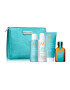 Moroccanoil Set pentru calatorie Repair: Ulei tratament par 25ml + Sampon si balsam reparare 70 ml + Masca reparare 75ml - Pled.ro