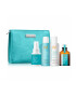 Moroccanoil Set pentru calatorie Volume: Ulei tratament light pt par blond sau subtire 25ml + Sampon si balsam extra volum 70 ml + Spray pentru volum 50ml - Pled.ro