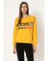 Moschino Bluza sport de casa cu imprimeu logo cauciucat - Pled.ro