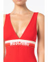 Moschino Body cu decolteu adanc in V si banda elastica cu logo - Pled.ro