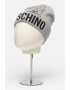 Moschino Caciula de lana cu logo supradimensionat - Pled.ro