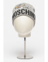 Moschino Caciula de lana cu logo supradimensionat - Pled.ro