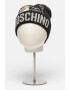 Moschino Caciula de lana cu logo supradimensionat - Pled.ro