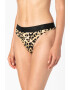 Moschino Chiloti tanga cu animal print - Pled.ro