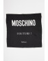 Moschino Esarfa de matase cu logo - Pled.ro