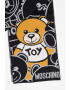 Moschino Fular de lana cu model logo - Pled.ro