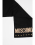 Moschino Fular din amestec de lana cu logo - Pled.ro