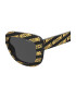 Moschino Love Ochelari de soare dreptunghiulari cu model logo - Pled.ro