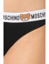 Moschino Set de chiloti cu banda elastica cu logo in talie - 2 perechi - Pled.ro