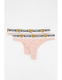 Moschino Set de chiloti tanga cu banda logo in talie - 2 perechi - Pled.ro