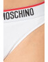 Moschino Set de chiloti tanga cu banda logo in talie - 2 perechi - Pled.ro