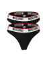 MOSCHINO Underwear Set de chiloti tanga cu banda logo in talie - 2 perechi - Pled.ro