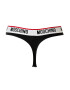 MOSCHINO Underwear Set de chiloti tanga cu banda logo in talie - 2 perechi - Pled.ro