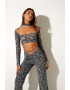 Motel Rocks Bluza crop cu imprimeu tribal - Pled.ro