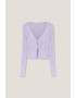 Motivi Cardigan crop cu aspect pufos - Pled.ro