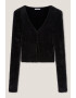 Motivi Cardigan crop cu aspect pufos - Pled.ro