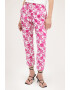 Motivi Pantaloni crop cu model floral - Pled.ro