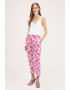 Motivi Pantaloni crop cu model floral - Pled.ro