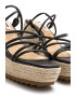 MTNG Sandale demi- wedge tip espadrile - Pled.ro