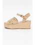 MTNG Sandale tip espadrile cu talpa wedge - Pled.ro