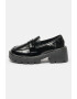 MUSK Pantofi loafer masivi cu aspect lacuit - Pled.ro