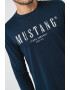 Mustang Bluza de bumbac cu imprimeu logo - Pled.ro