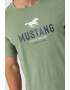 Mustang Tricou cu imprimeu logo - Pled.ro