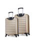 Myvalice Set trolere Ruby - MV6516 Auriu 66 x 43 x 27 cm / 76 x 50 x 30 cm - Pled.ro