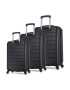 Myvalice Set trolere Ruby - MV8077 Negru - Pled.ro