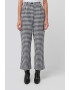 NA-KD Pantaloni cu talie inalta si model houndstooth - Pled.ro