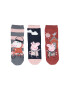 NAME IT Set de sosete scurte cu model Peppa Pig - 3 perechi - Pled.ro