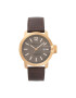 Nautica Ceas NAPSYD005 Waterproof Curea Piele Gold-Brown - Pled.ro