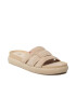 Nessi Papuci flip-flop dama Piele naturala Bej - Pled.ro