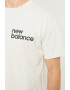 New Balance Tricou cu decolteu la baza gatului si imprimeu logo contrastant Essentials - Pled.ro