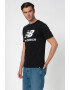 New Balance Tricou cu imprimeu logo Essentials - Pled.ro