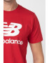 New Balance Tricou cu imprimeu logo Essentials - Pled.ro