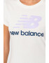 New Balance Tricou de bumbac cu imprimeu logo supradimensionat Essentials - Pled.ro