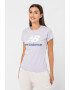 New Balance Tricou de bumbac cu imprimeu logo supradimensionat Essentials - Pled.ro