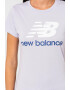 New Balance Tricou de bumbac cu imprimeu logo supradimensionat Essentials - Pled.ro