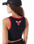 New Era Top crop cu imprimeu logo Chicago Bulls - Pled.ro