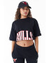 New Era Tricou crop cu imprimeu Chicago Bulls - Pled.ro