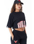 New Era Tricou crop cu imprimeu Chicago Bulls - Pled.ro